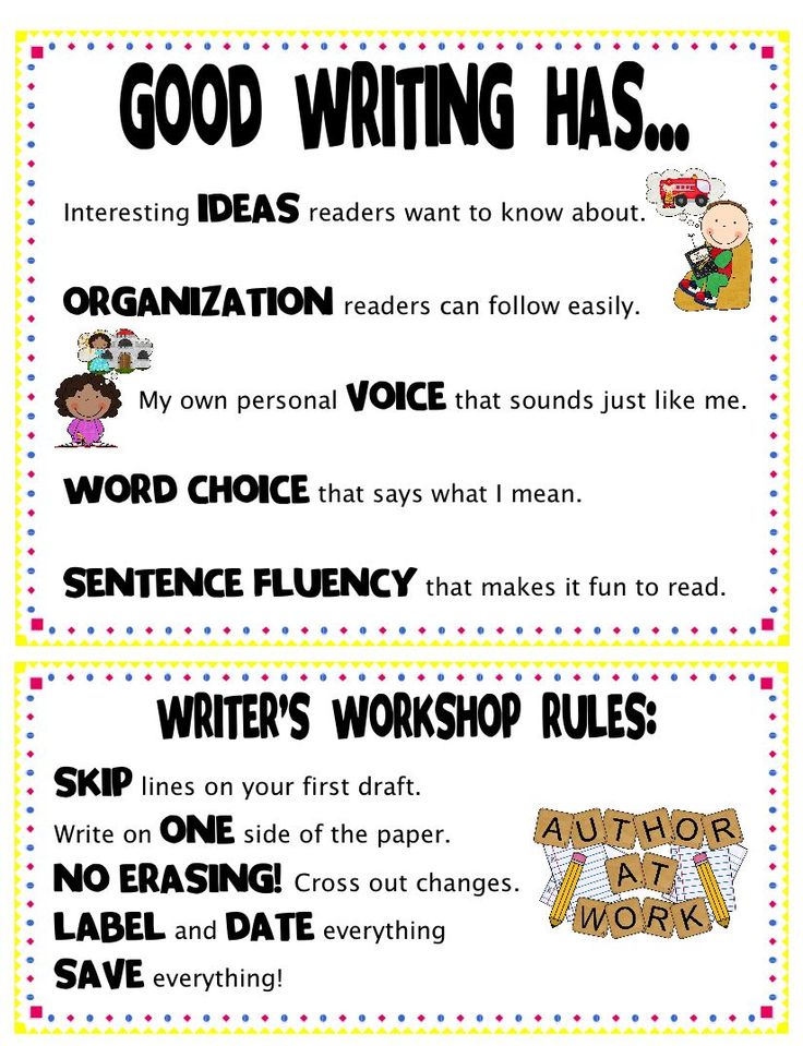 writers workshops rules
