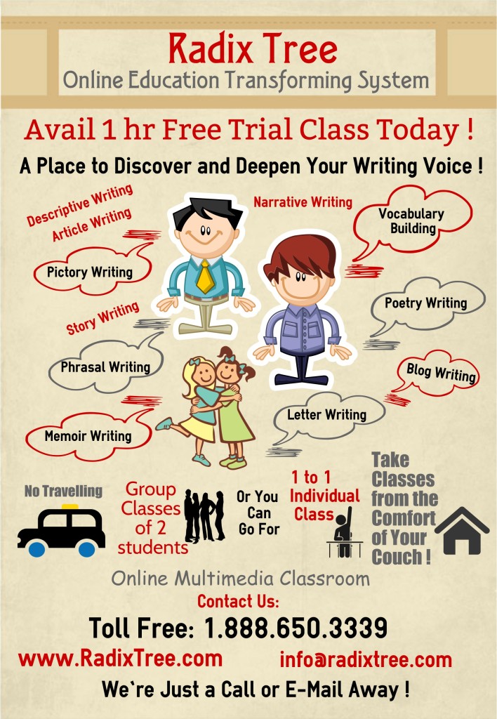 Creative writing coursesradix tree online tutoring training services