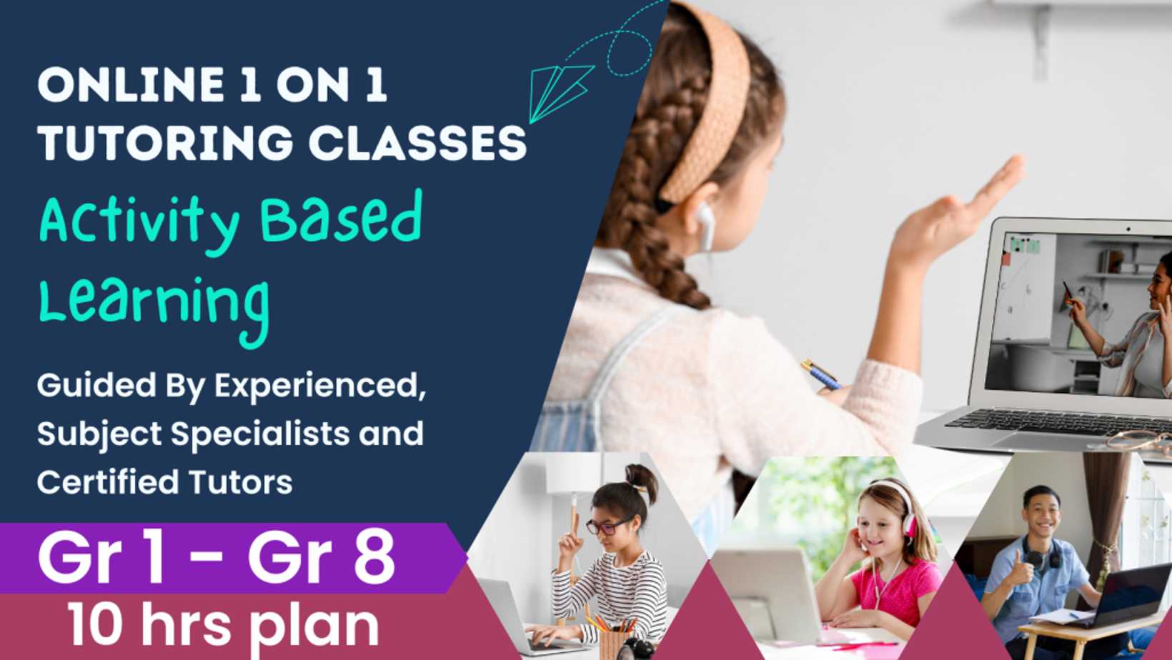 Gr1 – Gr8 Tutoring 15 Hours Plan