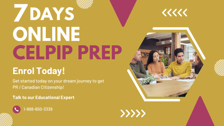 CELPIP Preparation 7 days Program