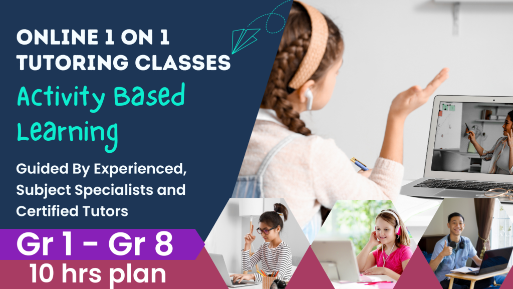 Gr 1 – Gr 8 Tutoring 10 hours Plans