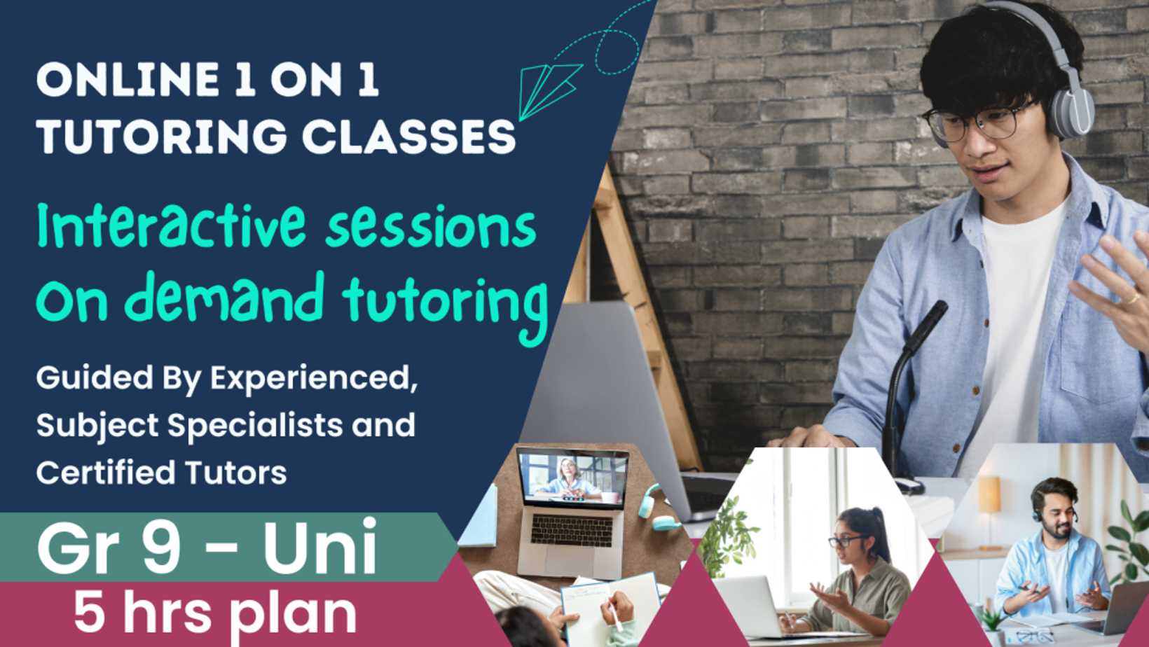 Gr 9 – Uni Tutoring Plans – 5hrs